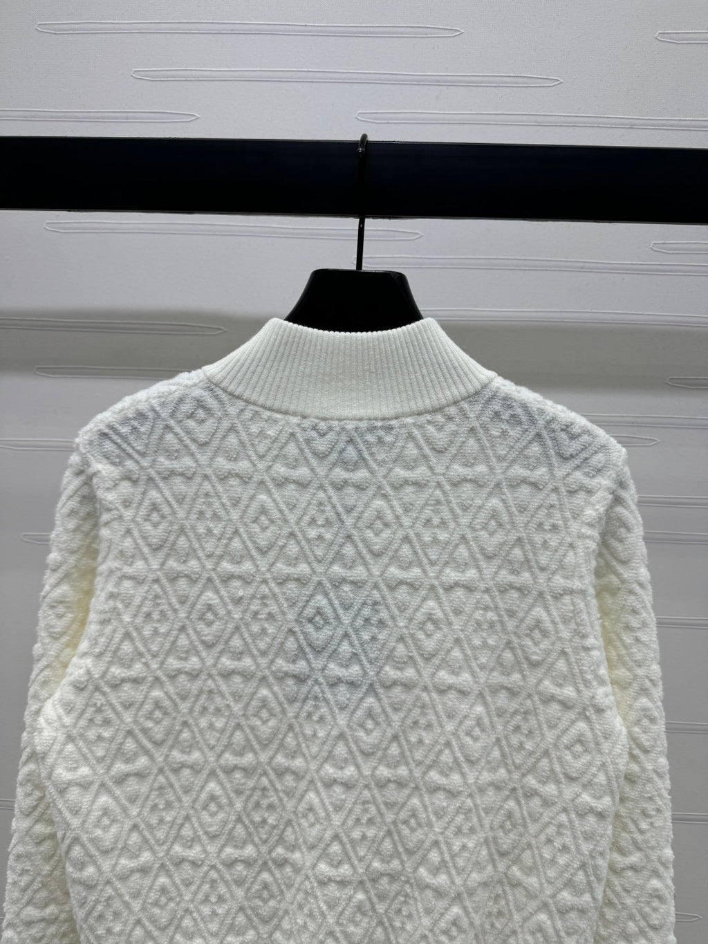 LV ZIP-UP LONG-SLEEVE KNIT CARDIGAN 274960