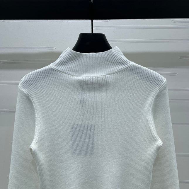 LV 25S LOGO-EMBROIDERED SWEATER 0088
