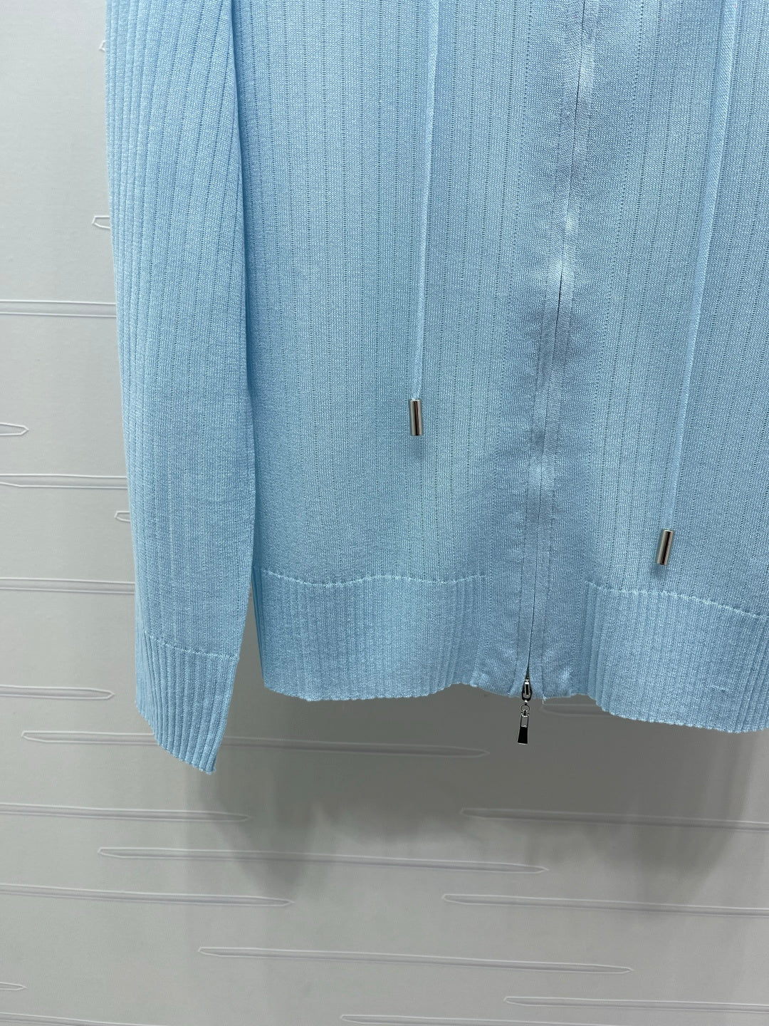 YSL 26S ZIP UP HOODED CARDIGAN 389