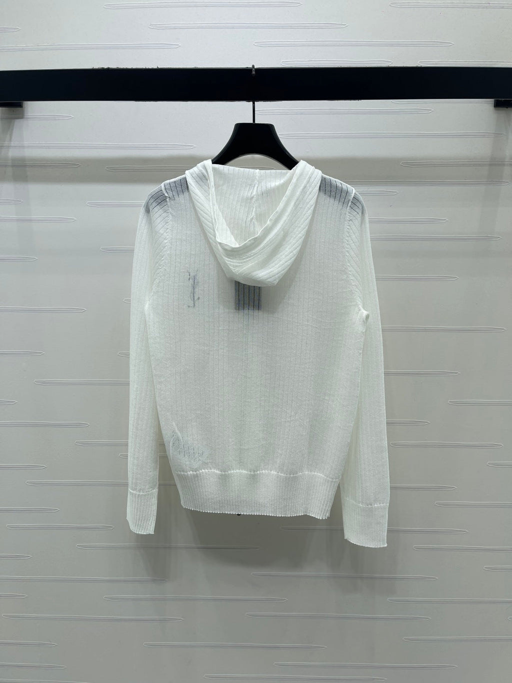 YSL 26S ZIP UP HOODED CARDIGAN 391