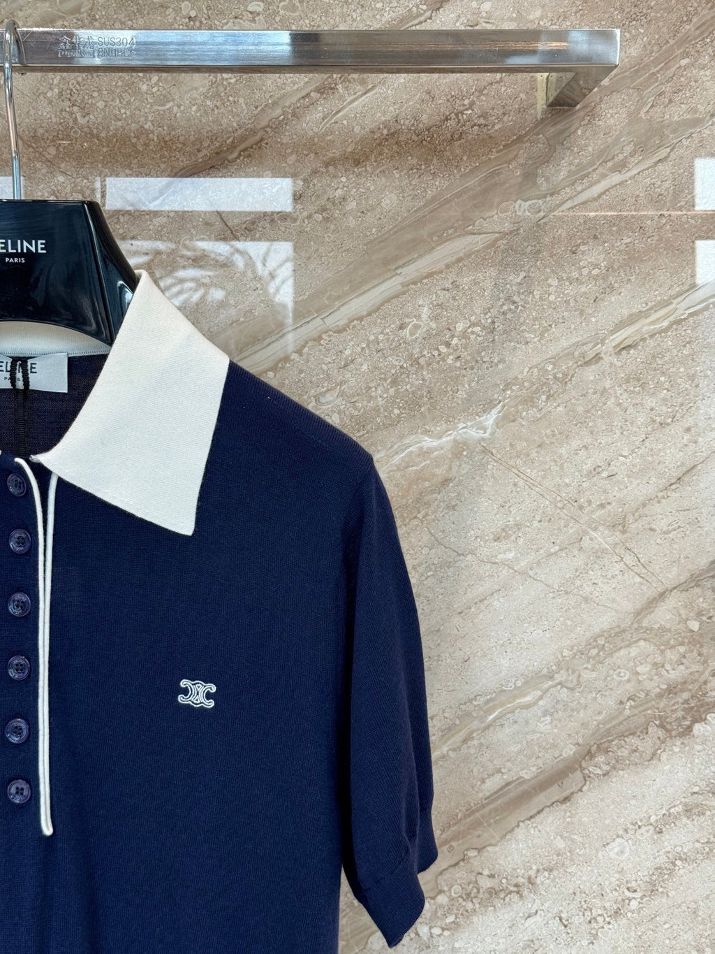 CELINE 26S KNIT POLO SHIRT STYLE 236