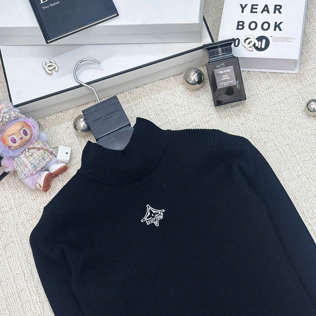 LV 25S LOGO-EMBROIDERED SWEATER 0073