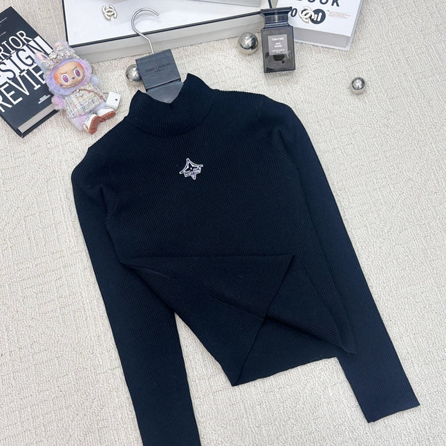LV 25S LOGO-EMBROIDERED SWEATER 0073