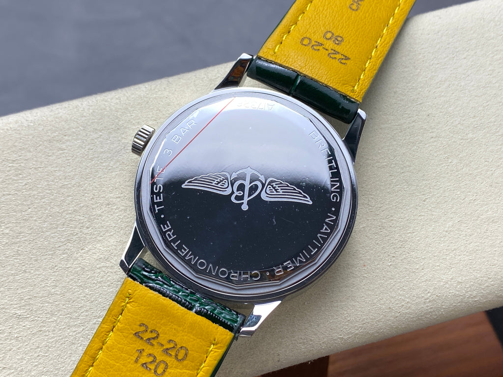 NAVITIMER AUTOMATIC 41 STEEL CASE GREEN DIAL