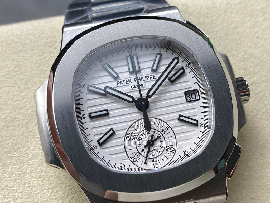 NAUTILUS ALL STEEL WHITE DIAL