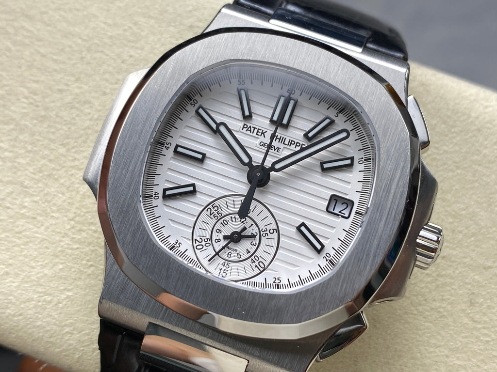 NAUTILUS STEEL CASE WHITE DIAL