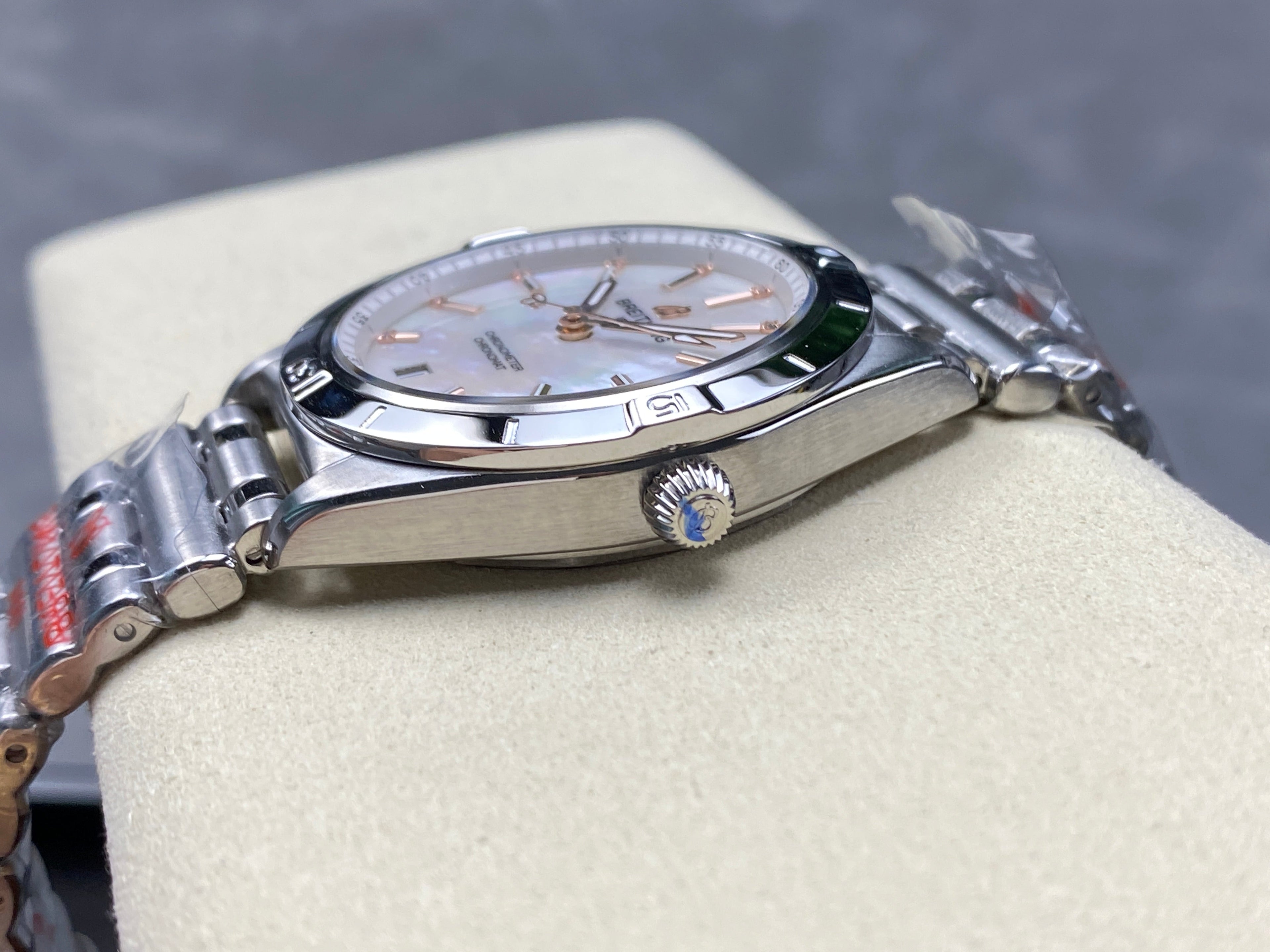 CHRONOMAT AUTOMATIC 36 STEEL CASE MOTHER OF PEARL DIAL