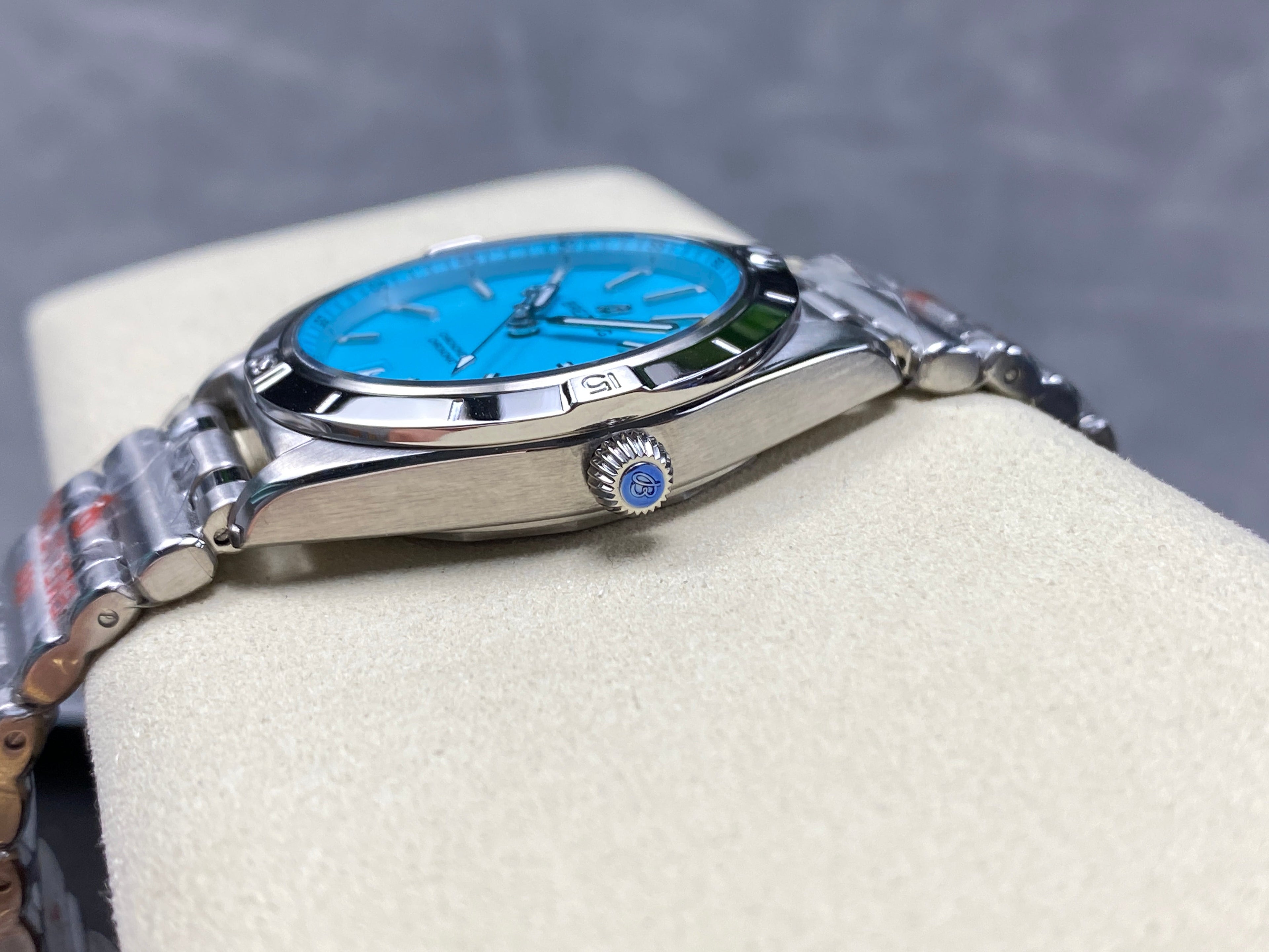 CHRONOMAT AUTOMATIC 36 STEEL CASE BLUE DIAL