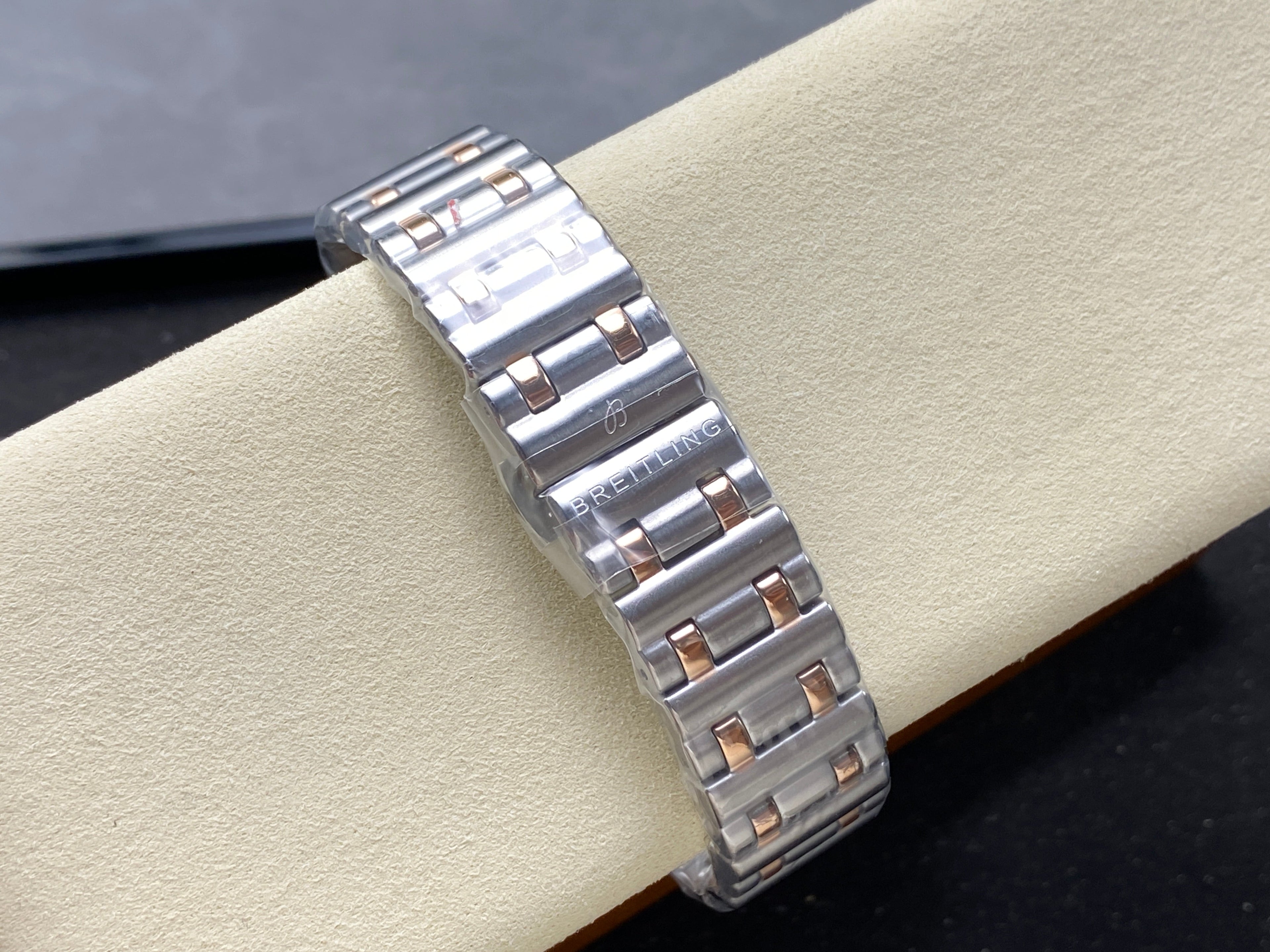 CHRONOMAT AUTOMATIC 36 RED GOLD BEZEL MOTHER OF PEARL DIAL