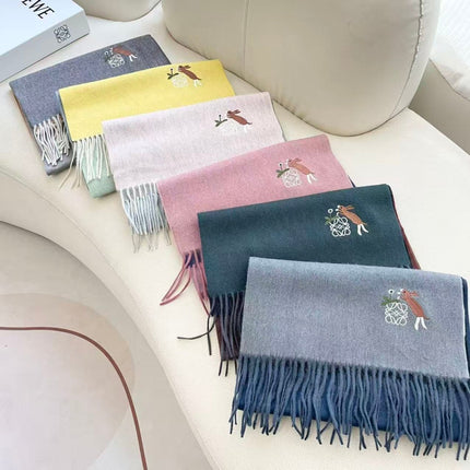 LOEWE 25S SCARF 180 IN CASHMERE 852916
