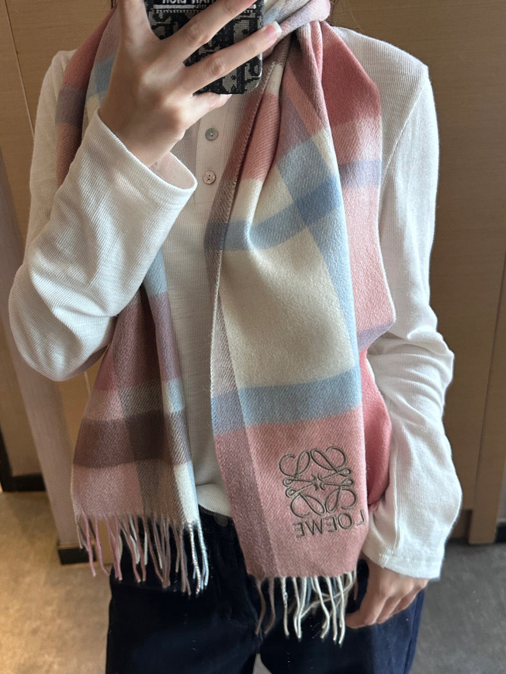 LOEWE 25S SCARF 180 IN CASHMERE 852758