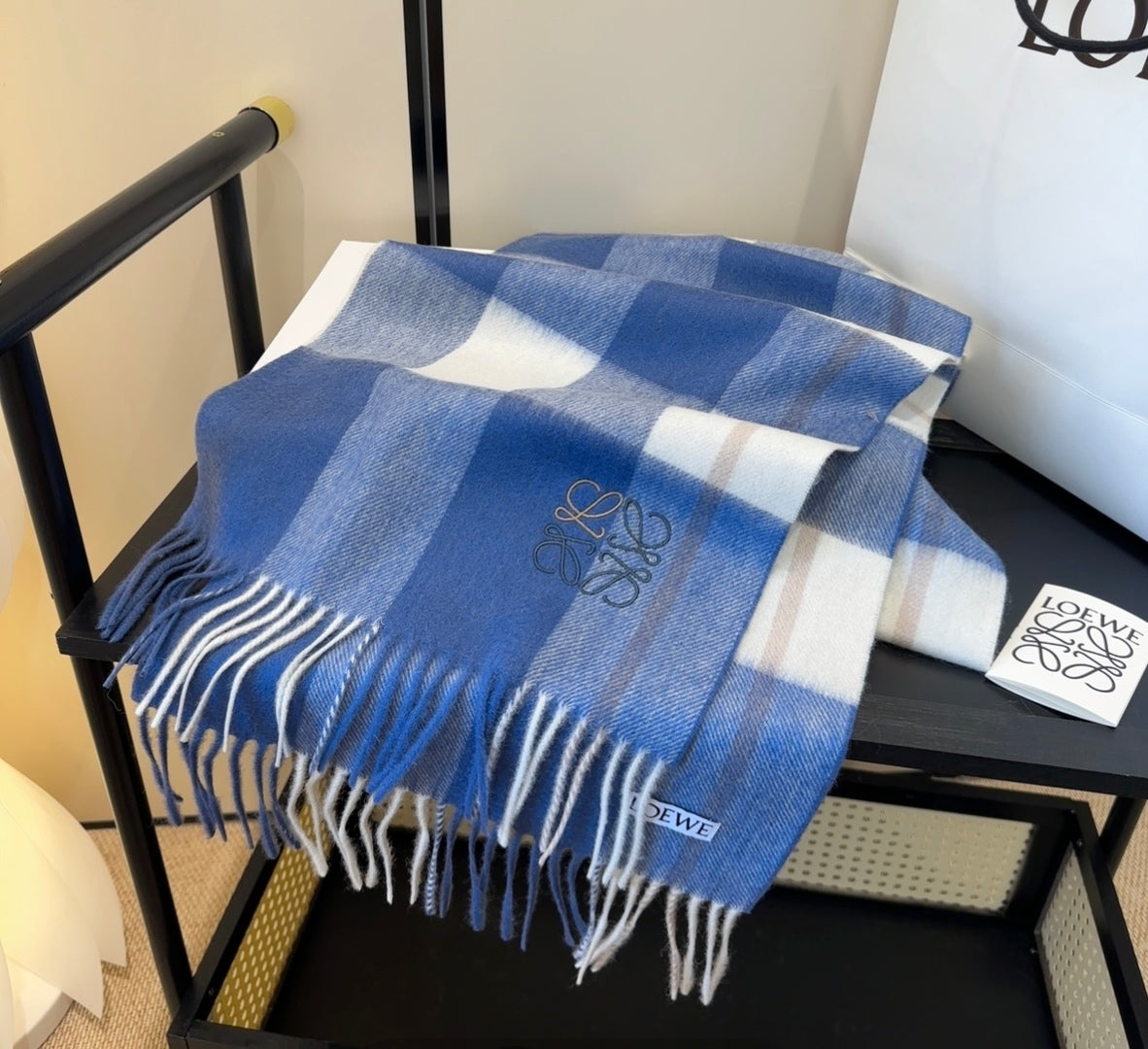 LOEWE 25S SCARF 180 IN CASHMERE 854623
