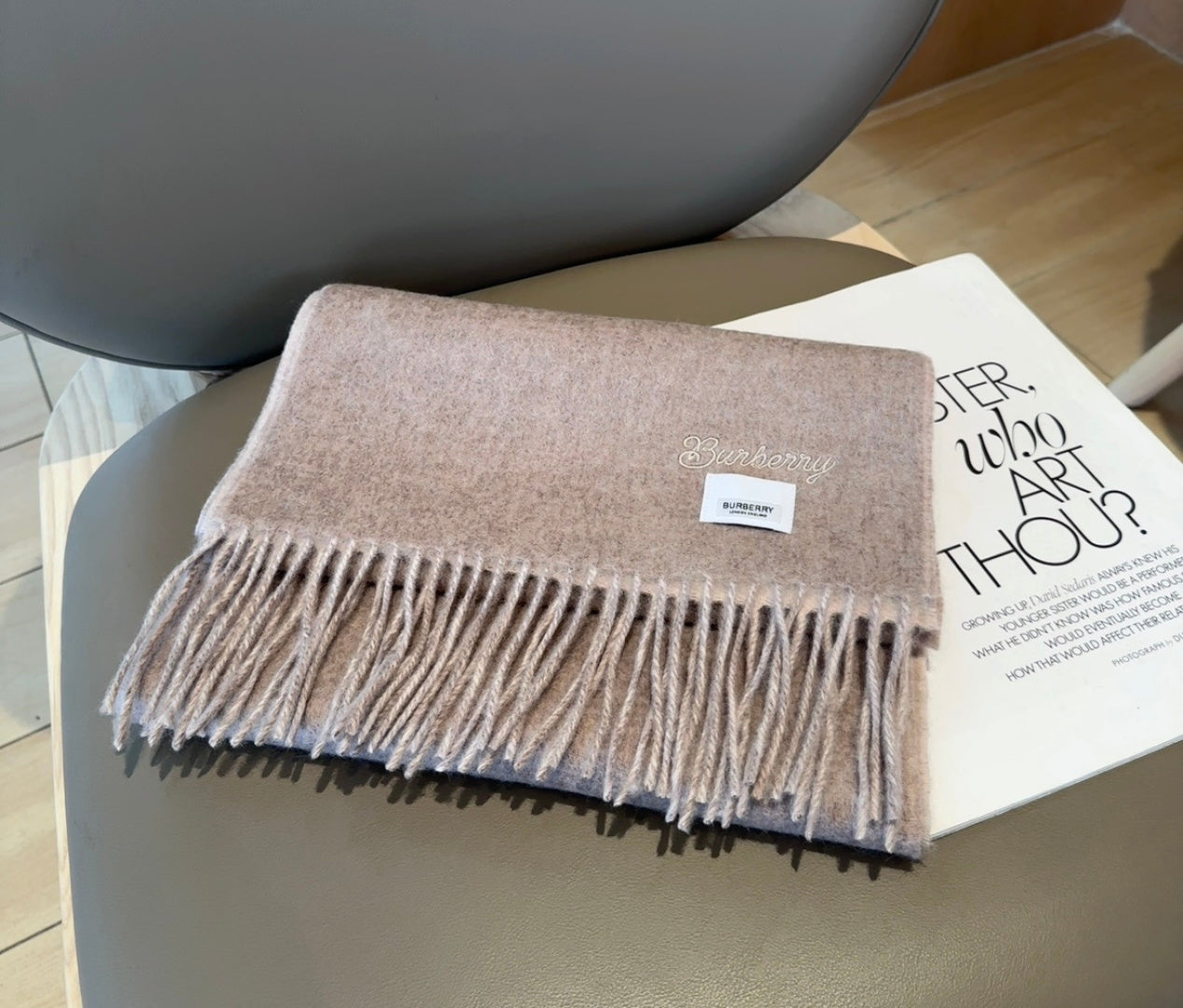 BURBERRY 25S SCARF 180 CM IN CASHMERE 935734