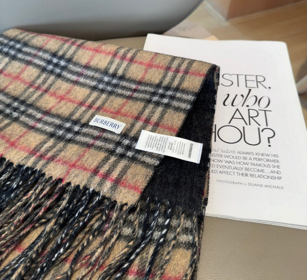 BURBERRY 25S SCARF 180 CM IN CASHMERE 938045