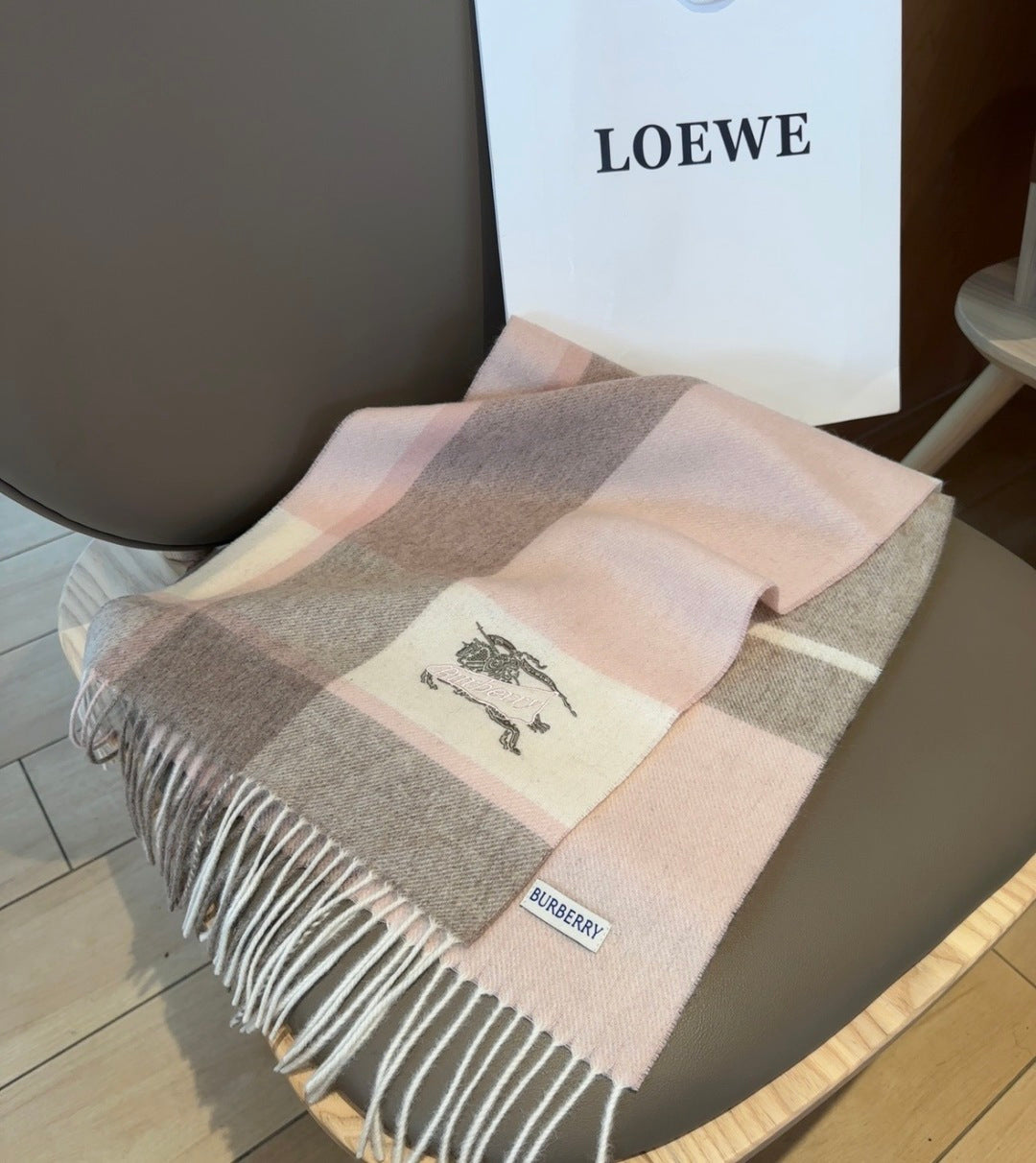 BURBERRY 25S SCARF 180 CM IN CASHMERE 938052