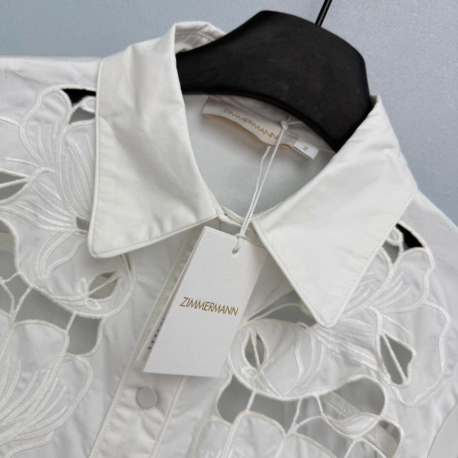 ZIMMERMANN 26S SHIRT AND SHORTS SET STYLE 105