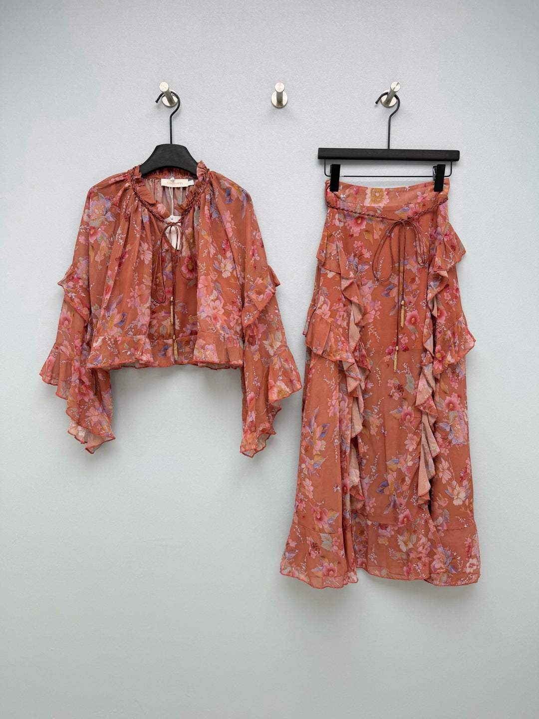 ZIMMERMANN 26S TOP AND SKIRT SET STYLE 64
