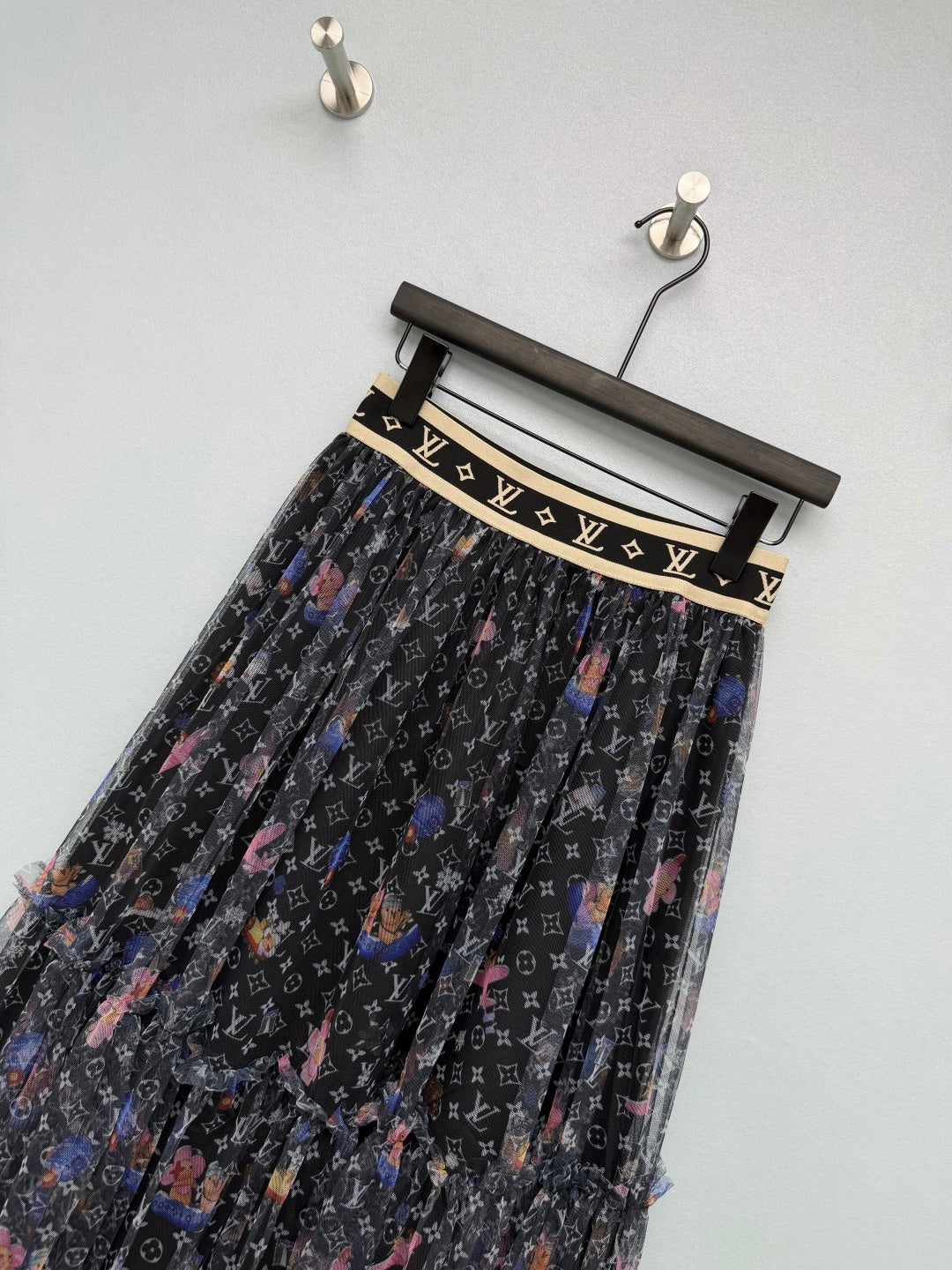LV 26S PATTERNED CHIFFON SKIRT STYLE 170