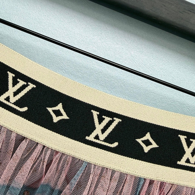 LV 26S PATTERNED CHIFFON SKIRT STYLE 169