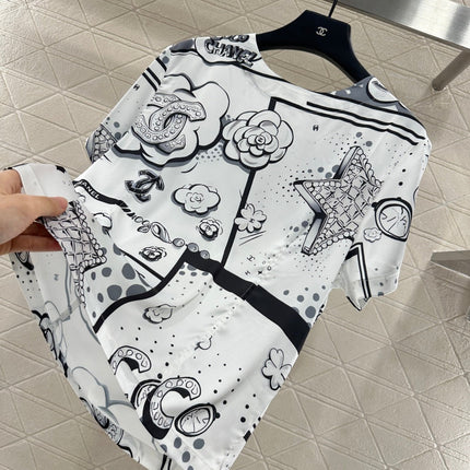 CHANEL 25S SHORT-SLEEVE T-SHIRT STYLE 119
