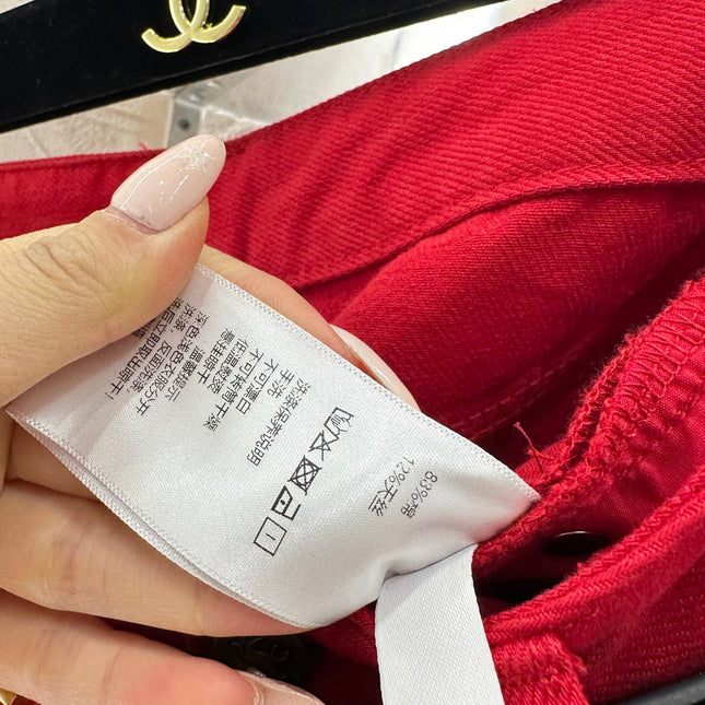 HERMES 25S HIGH-WAIST STRAIGHT JEANS 352