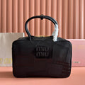 MIUMIU 26S HANDBAG 34 IN BLACK CALFSKIN