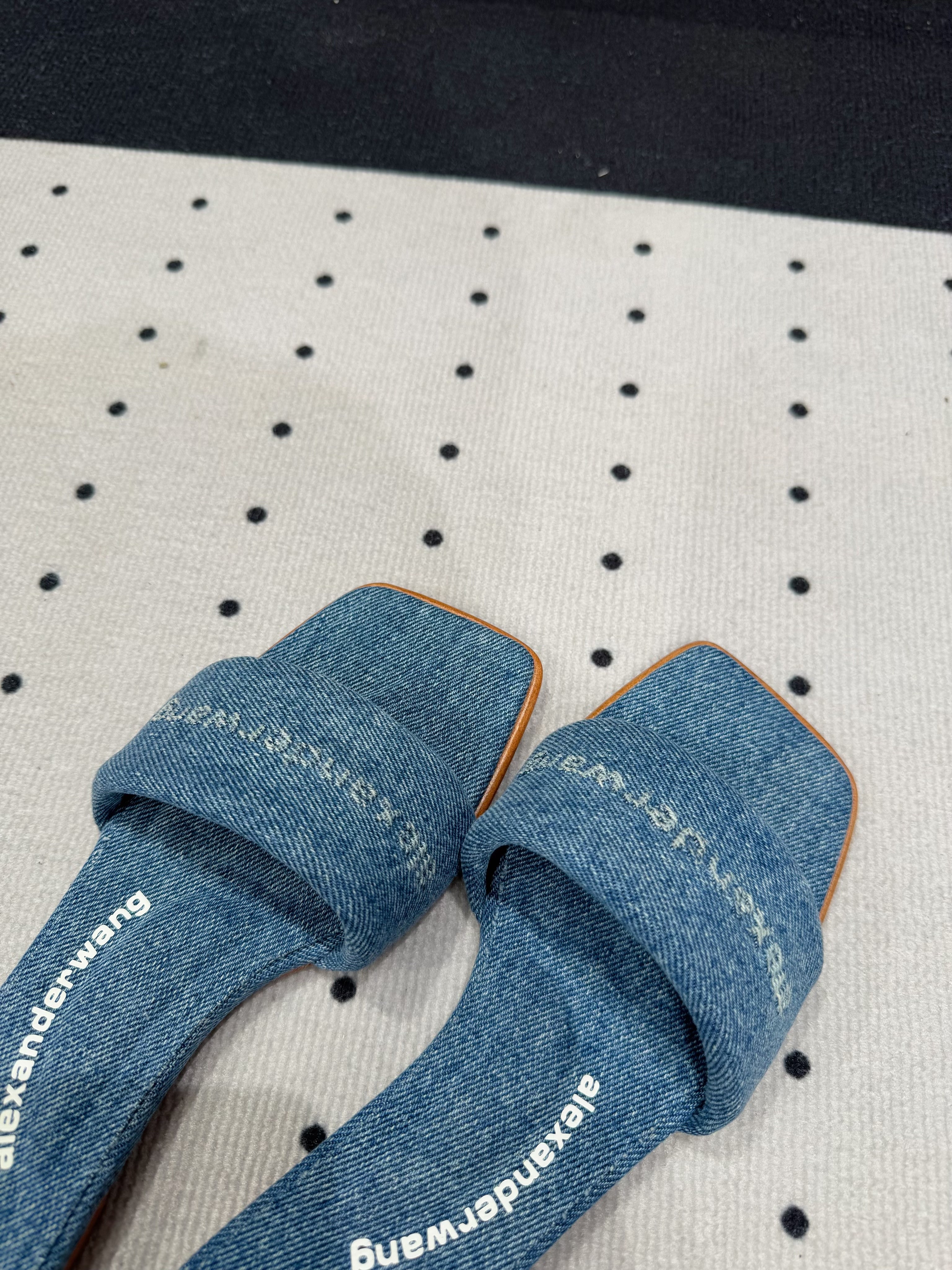 VY POOL SANDAL IN CERULEAN BLUE DENIM
