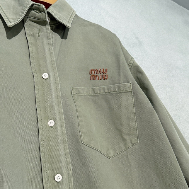 MIUMIU 26S DENIM SHIRT 1210