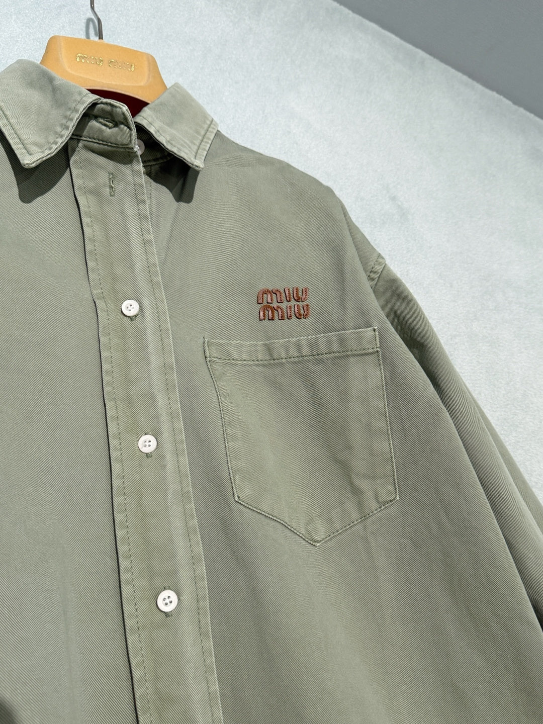 MIUMIU 26S DENIM SHIRT 1210