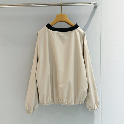 MIUMIU 26S LONG SLEEVE V-NECK TOP 1188