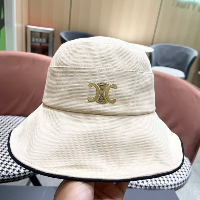 BUCKET HAT MODEL 650289 IN WHITE FABRIC