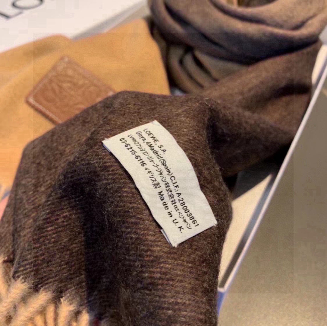 LOEWE 25S SCARF 190 IN CASHMERE 852805