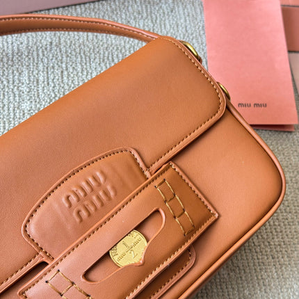 PENNY SMALL BAG 25 IN BROWN CALFSKIN