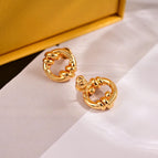 High-Quality Silver Alloy - 14K Gold Plated