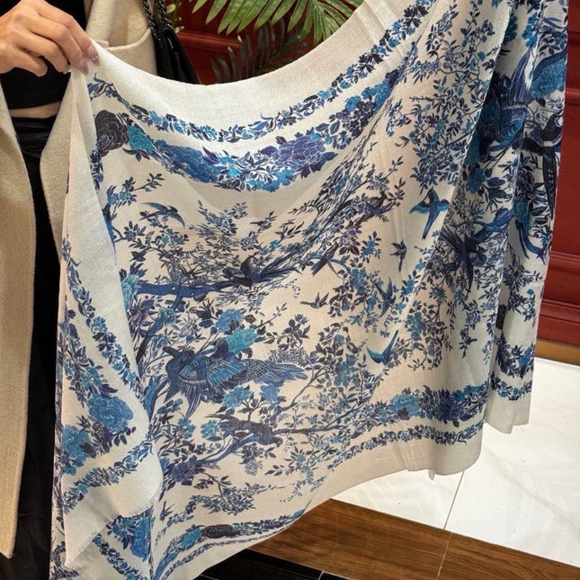 DIOR 26S SCARF 110CM IN WOOL & CASHMERE 300232