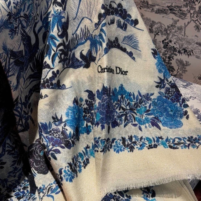 DIOR 26S SCARF 110CM IN WOOL & CASHMERE 300232