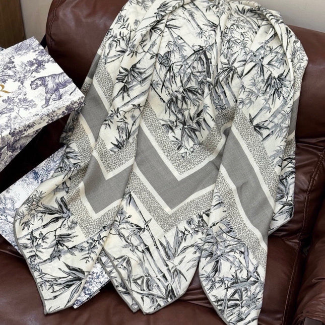 DIOR 26S SCARF 140CM IN CASHMERE SILK 304677