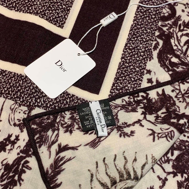 DIOR 26S SCARF 135CM IN CASHMERE SILK 304711