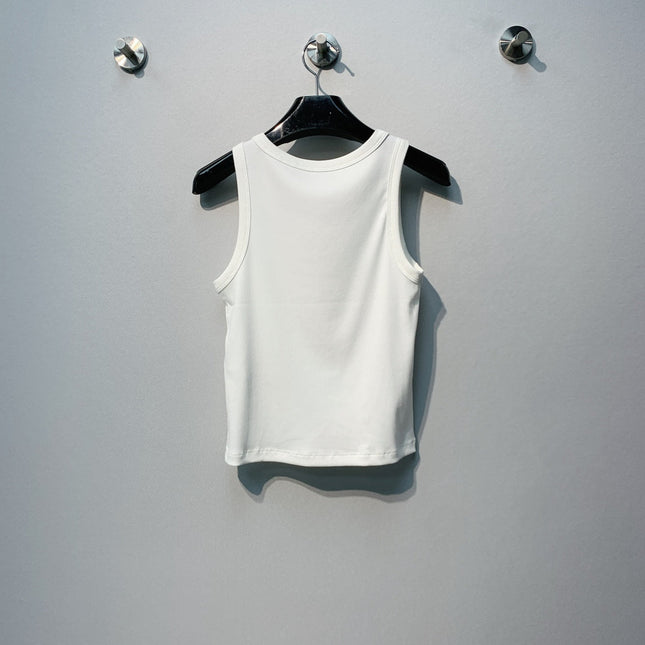 CELINE 26S LOGO SLEEVELESS T-SHIRT 167