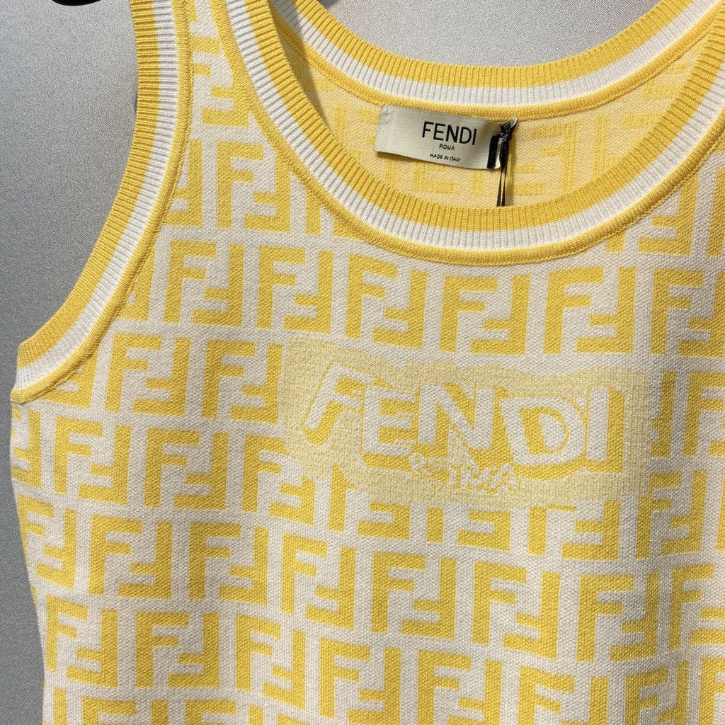 FENDI 26S KNIT TANK TOP 055