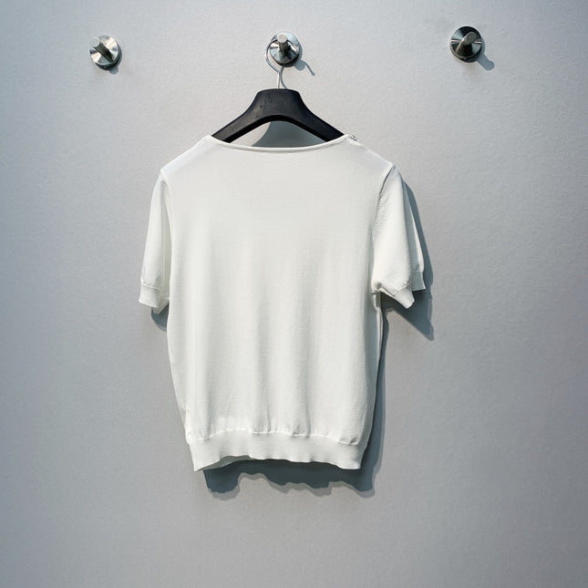 CHANEL 26S SHORT-SLEEVE KNIT TOP STYLE 1078