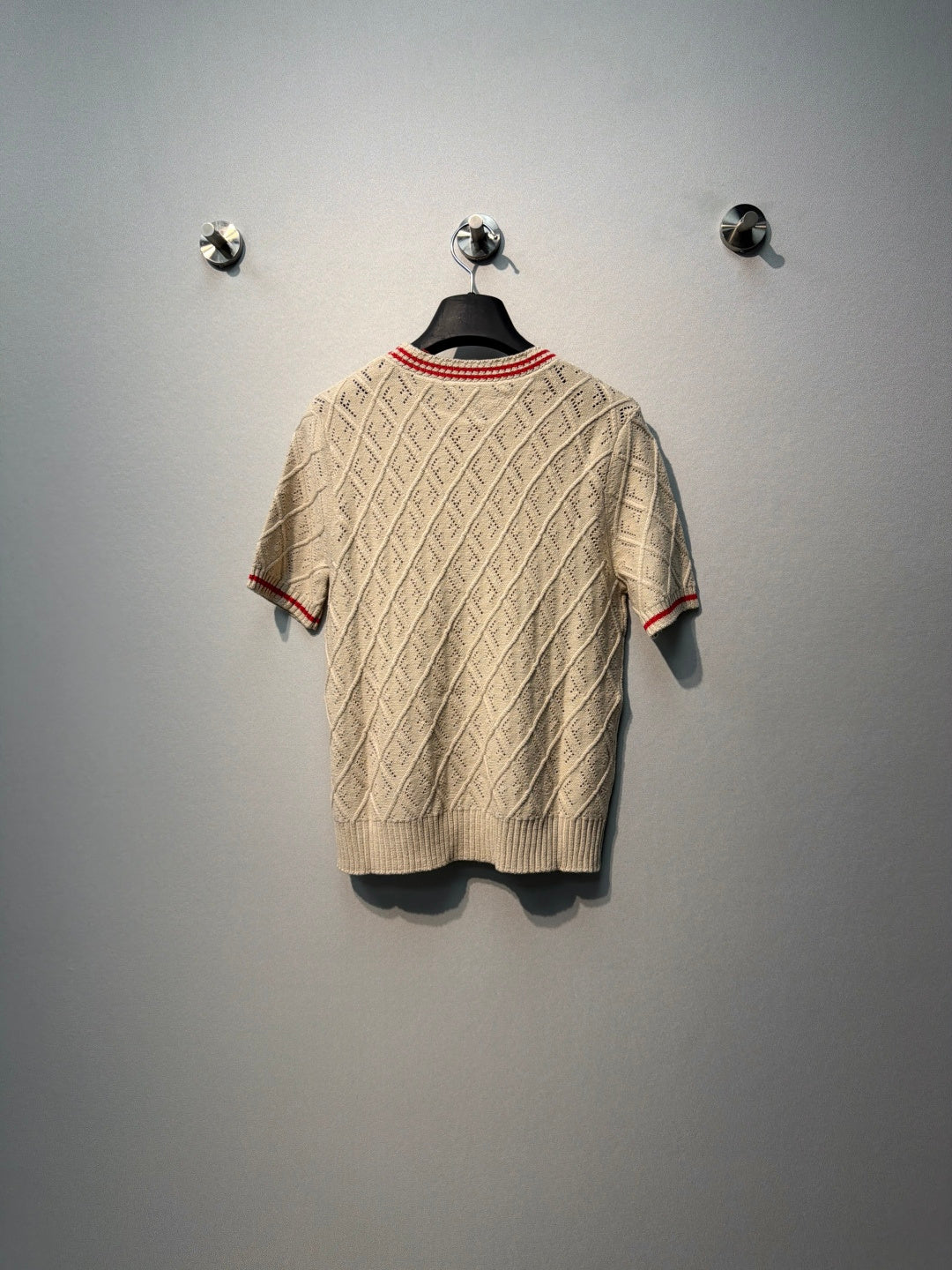 FENDI 26S SHORT SLEEVE KNIT TOP 006