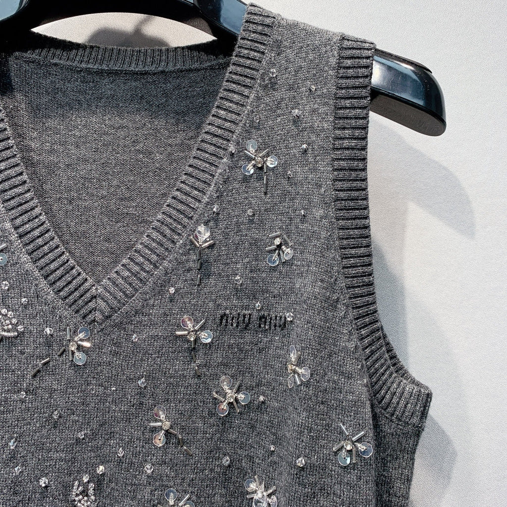 MIUMIU 26S KNIT VEST 1216