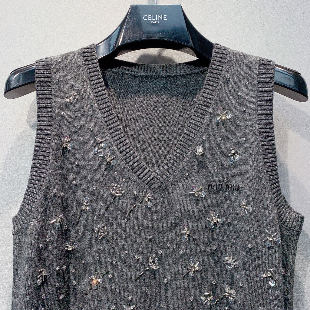 MIUMIU 26S KNIT VEST 1216