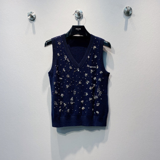 MIUMIU 26S KNIT VEST 1215