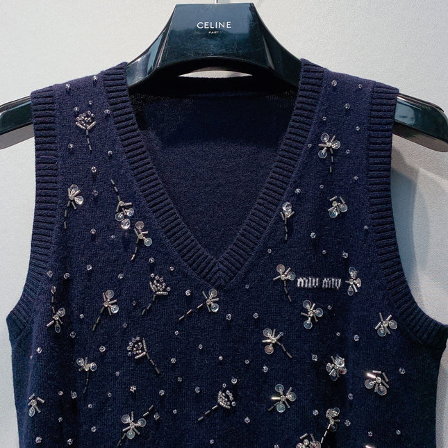 MIUMIU 26S KNIT VEST 1215
