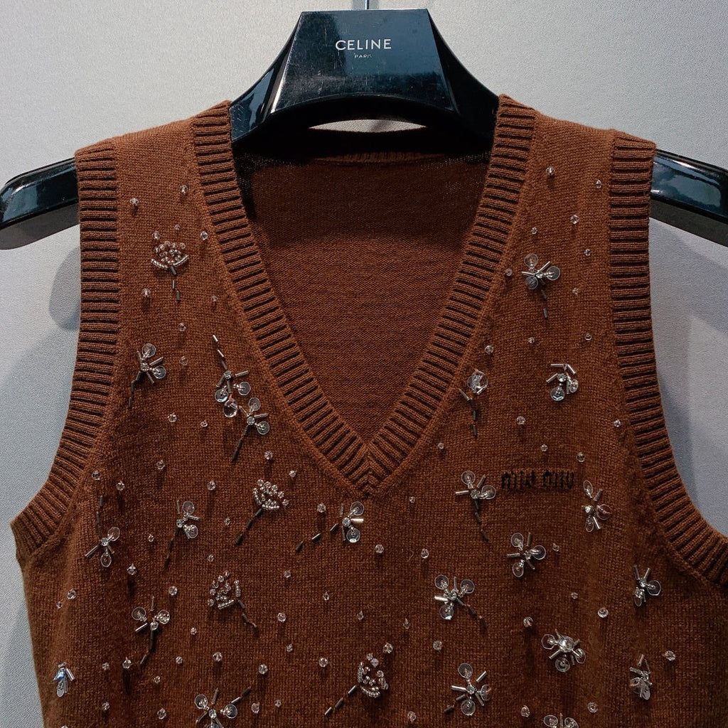 MIUMIU 26S KNIT VEST 1214