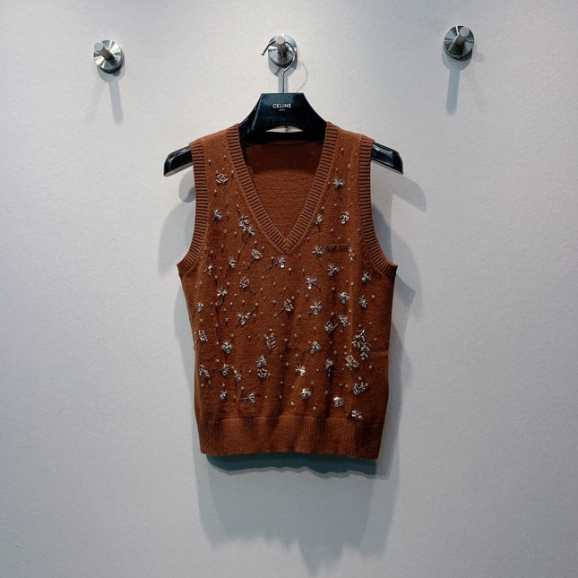 MIUMIU 26S KNIT VEST 1214