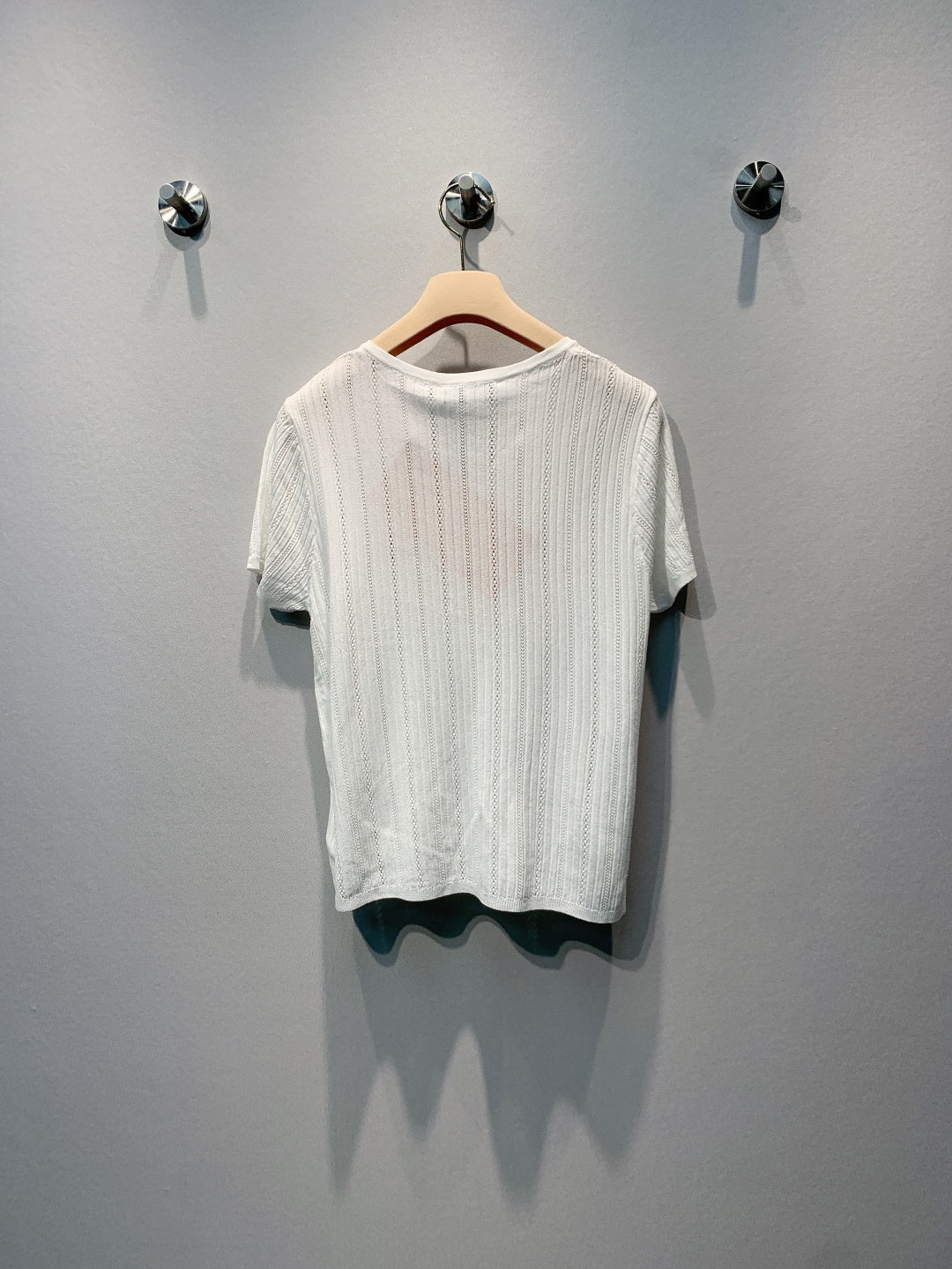 MIUMIU 26S SHORT SLEEVE KNIT TOP 1184
