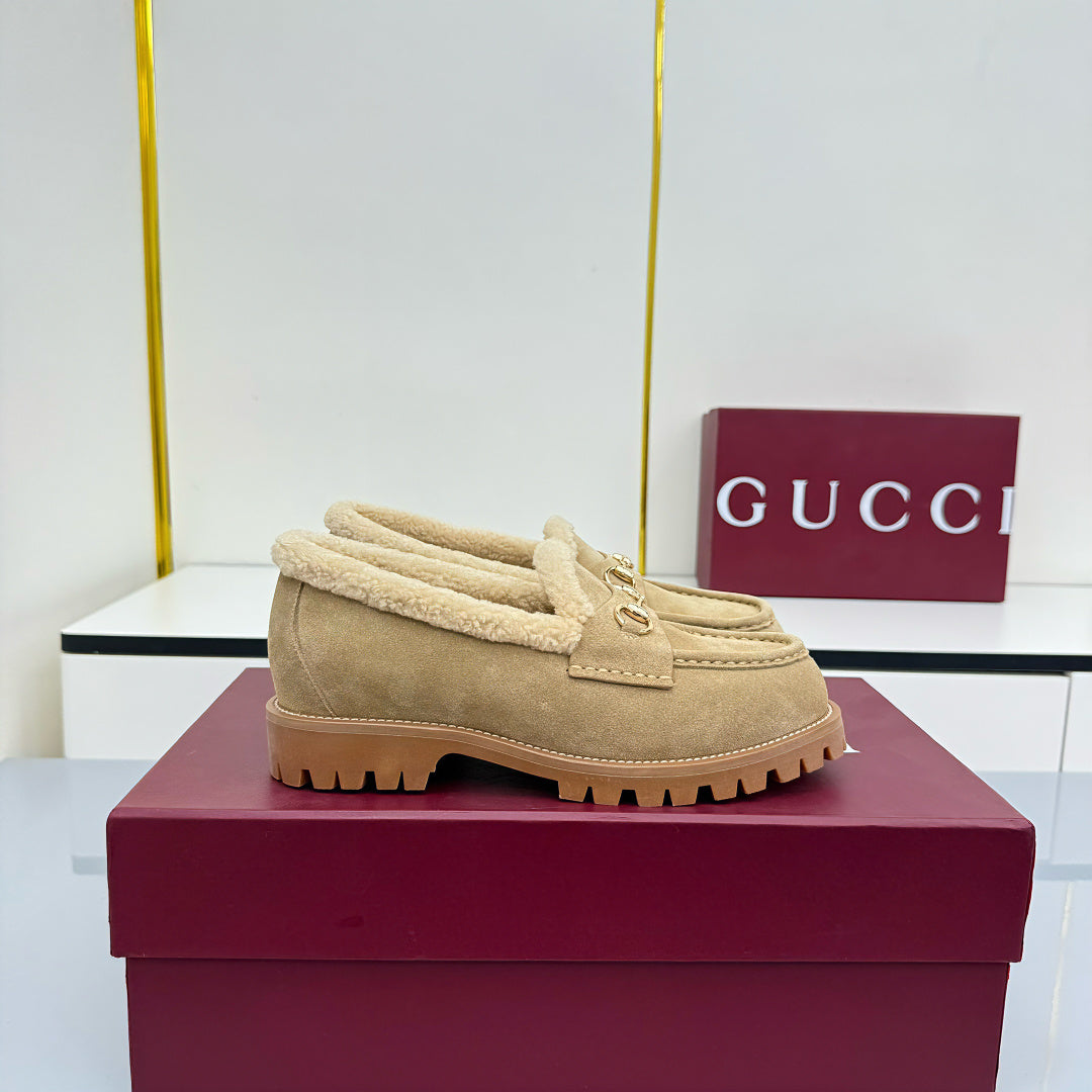 HORSEBIT LOAFERS IN TORTILLA BROWN SUEDE